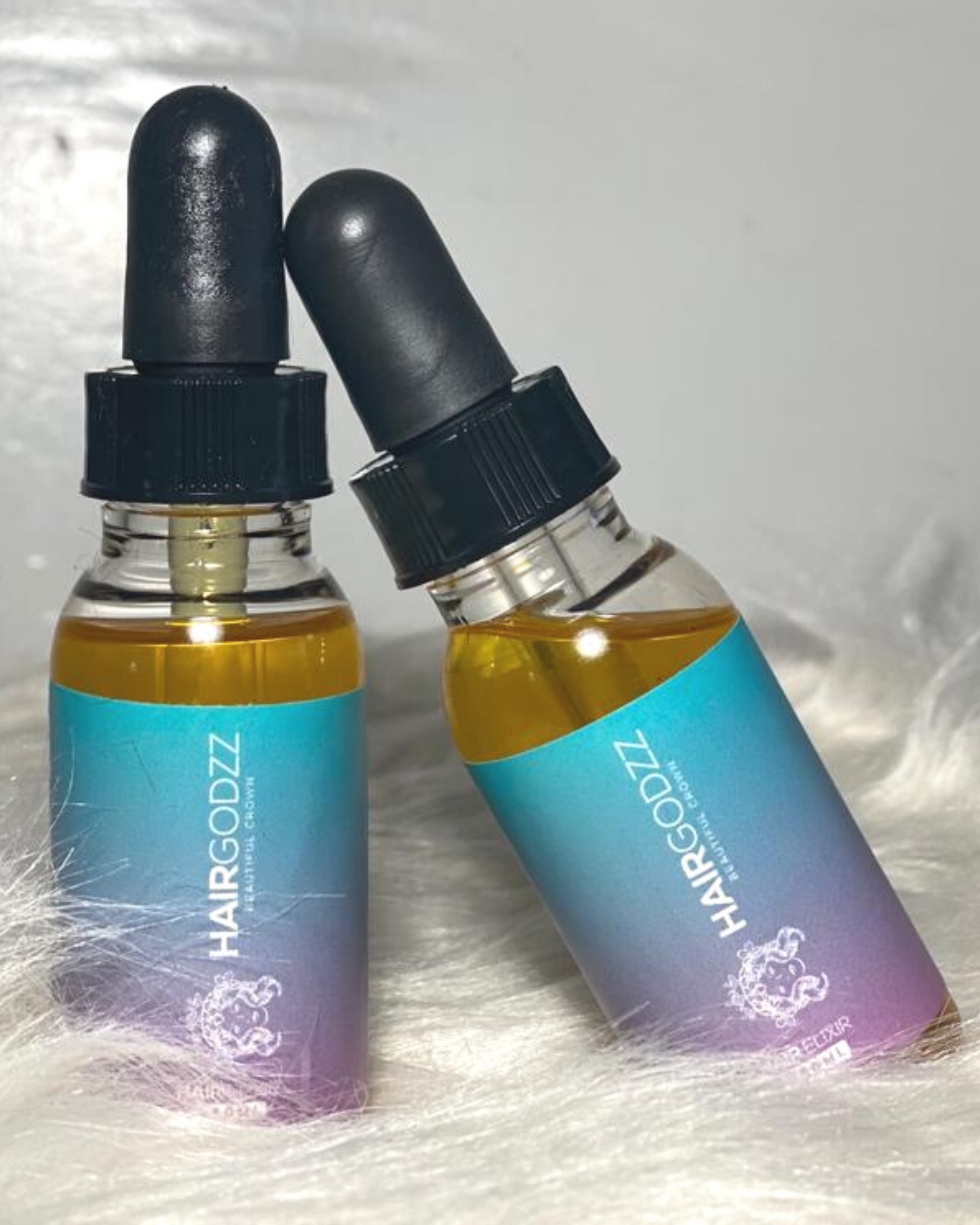 Hair Regrowth Elixir Twin Bottles (2 x 1oz) - HairGodzz beauty